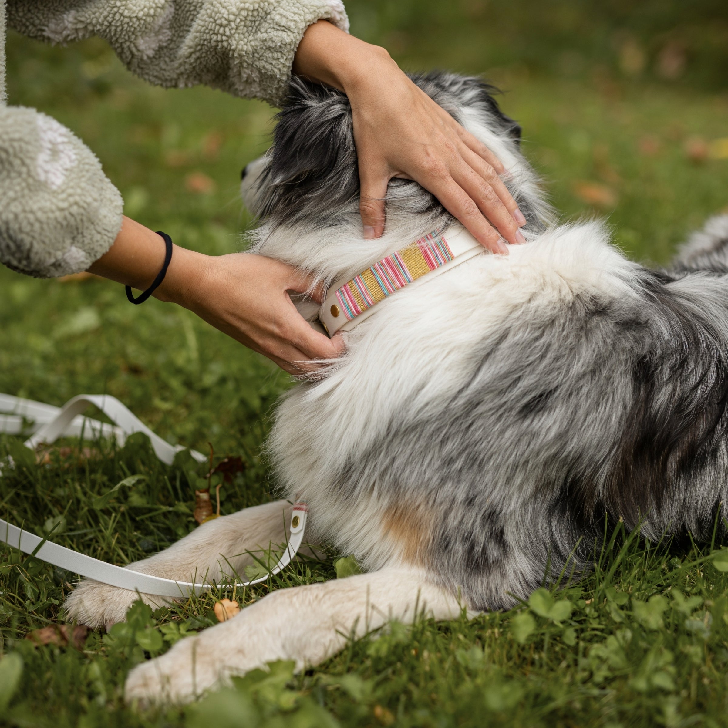 Luxe ovratnica Cotton candy