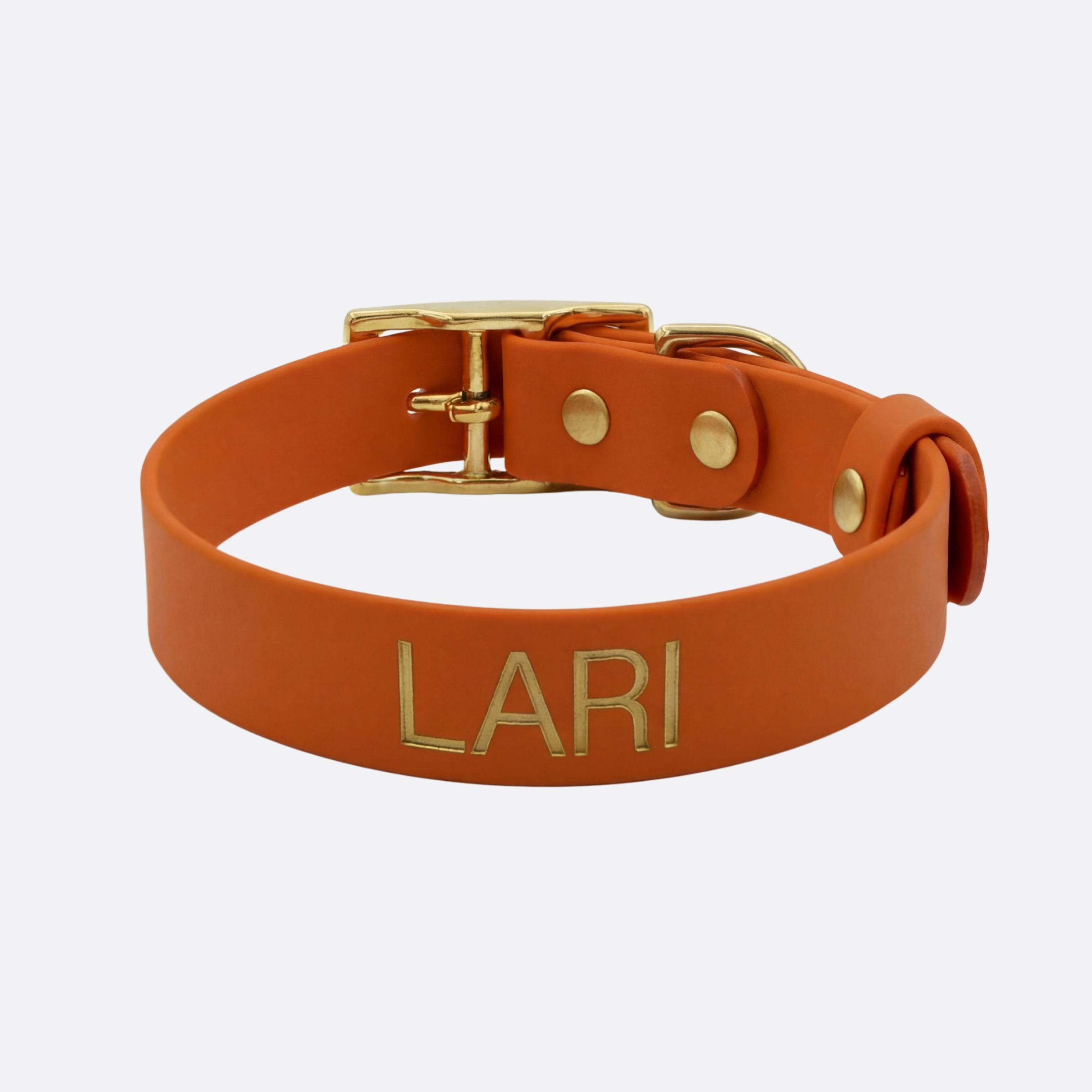 Minimal ovratnica oranžna