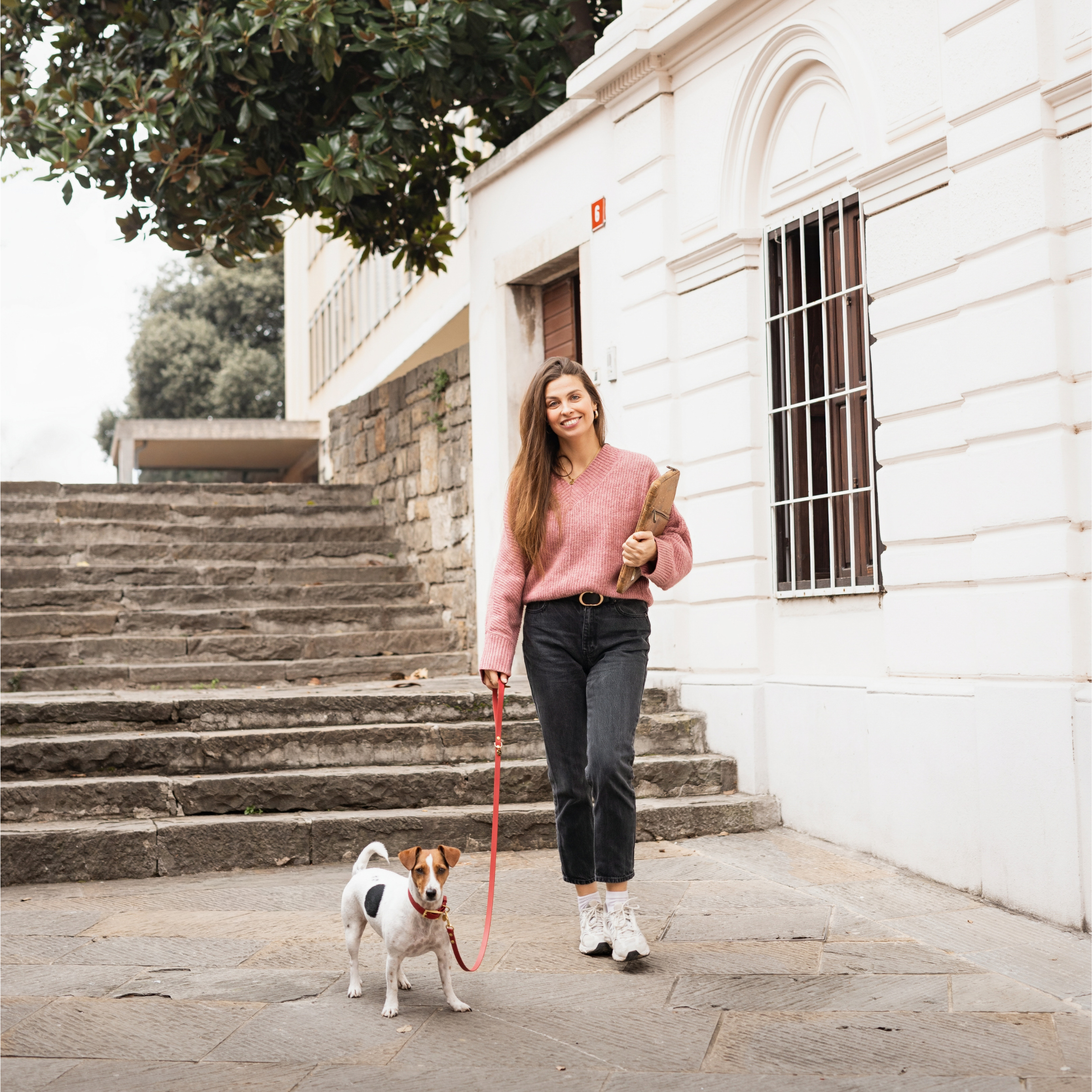 Minimal povodec rdeča